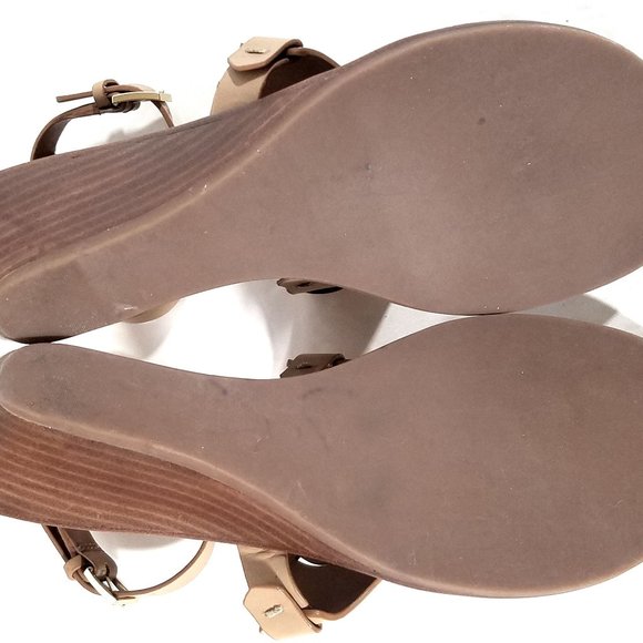 Tory Burch Sand 'zoey' Wedges - Picture 6 of 7